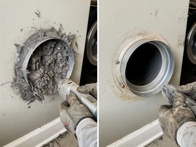 Professional clogged vent cleaning by Spring Hill Dryer Vent Cleaning in Spring Hill