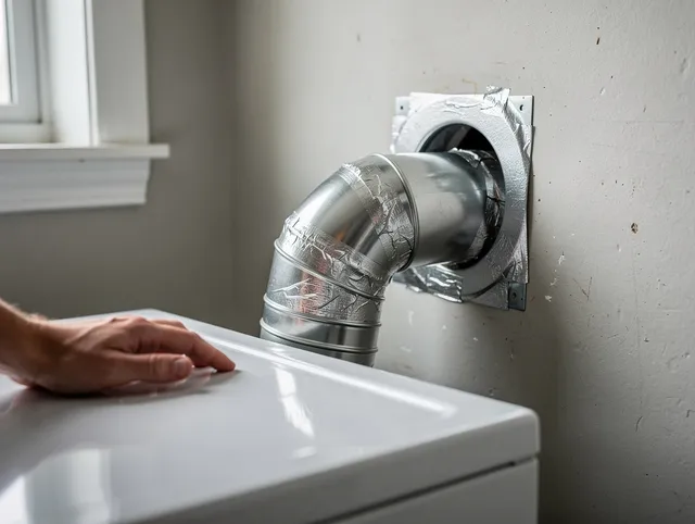Spring Hill Dryer Vent Cleaning expert performing professional dryer vent repair and installation in Spring Hill