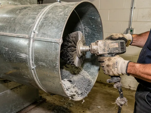 Industrial-grade dryer vent cleaning by Spring Hill Dryer Vent Cleaning in Spring Hill